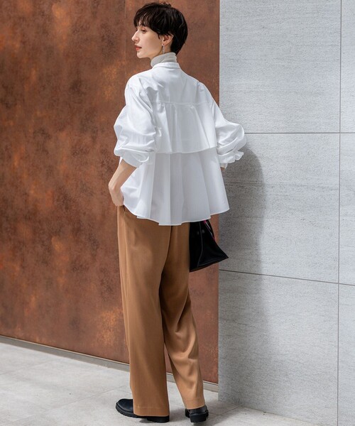 23区（ニジュウサンク） ブラウス シャツ 「洗える」CANCLINI