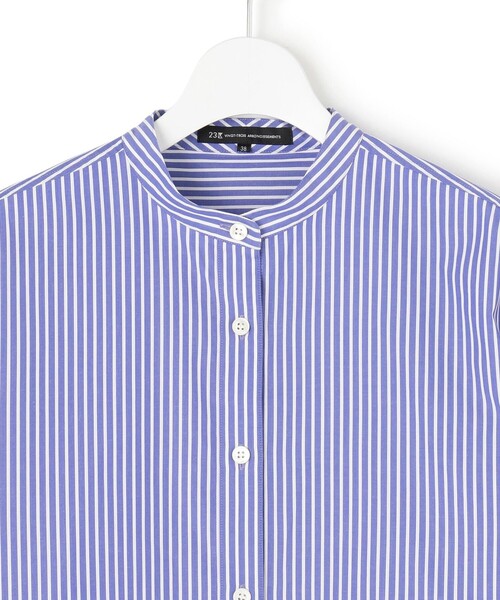 23区（ニジュウサンク） ブラウス シャツ 「洗える」CANCLINI