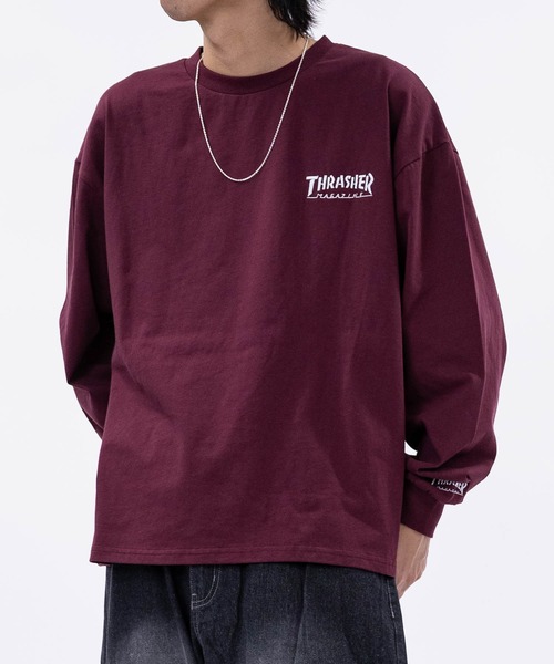 THRASHER（スラッシャー） tシャツ 「at」「THRASHER/スラッシャー