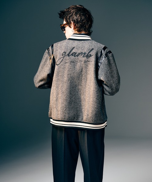 glamb スタジャン　Sサイズ glamb スタジャン Bowler Stadium Jumper / ボウラースタジアム