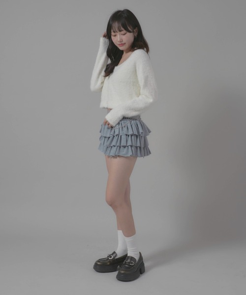 KIKI カーディガン2点セット Chick カーディガン 2点セット シャギーカーディガン / 2-Piece Set