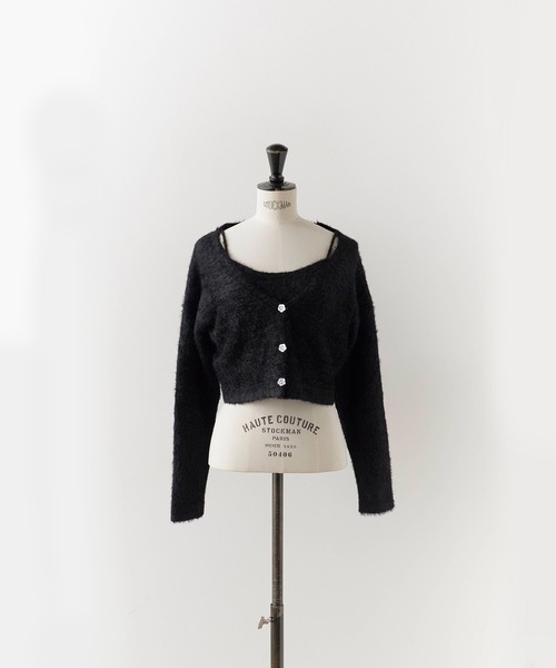 KIKI カーディガン2点セット Chick カーディガン 2点セット シャギーカーディガン / 2-Piece Set