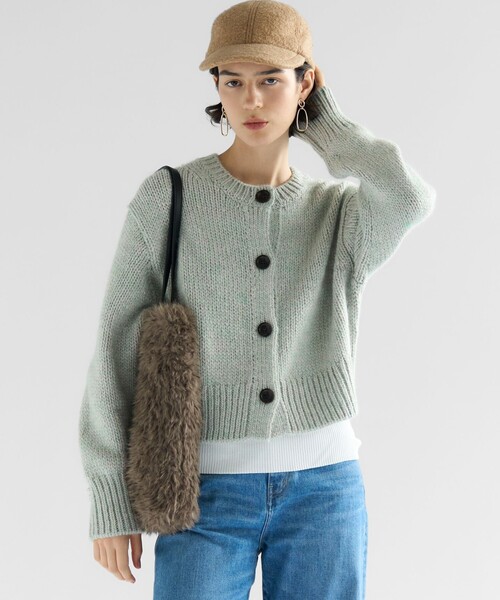 23区 ニット セーター 「洗える」カラーミックス カーディガン