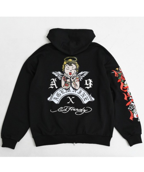 A'gem 9（エージェムナイン） パーカー A'GEM/9 × .kom 「A'GEM/9/エー