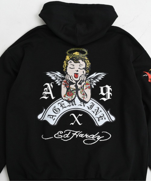 A'gem 9（エージェムナイン） パーカー A'GEM/9 × .kom 「A'GEM/9/エー