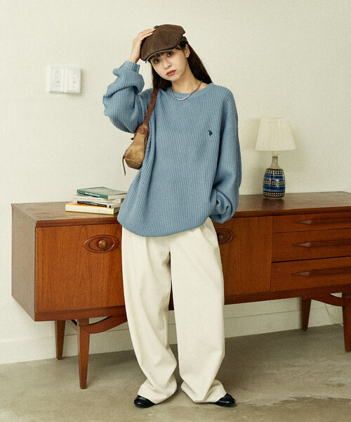 U.S. POLO ASSN. セーター ニット ASSN./ユーエスポロアッスン 別注