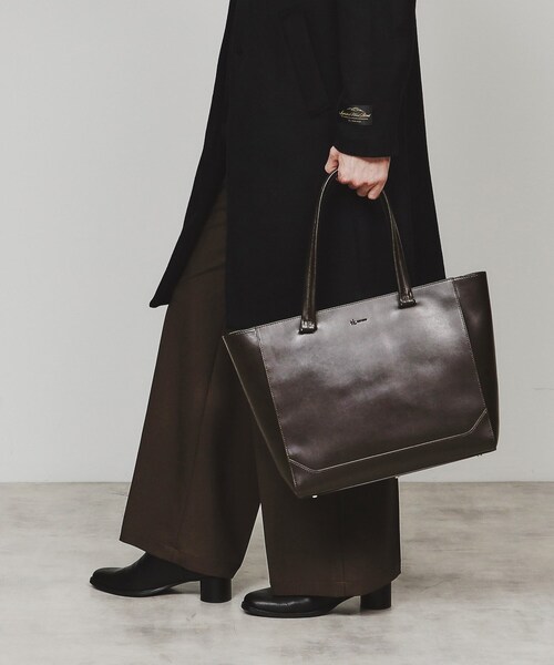 トートバッグ Refined Leather トートバッグ/ビジネス/A4収納可/ONOFF兼用 メンズ レディースの画像