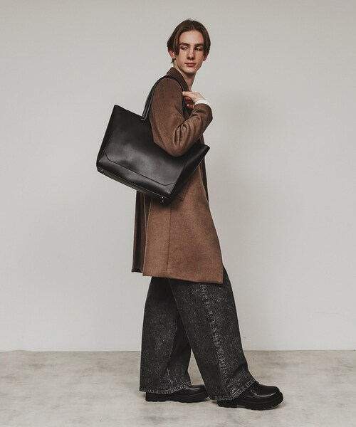 トートバッグ Refined Leather トートバッグ/ビジネス/A4収納可/ONOFF兼用 メンズ レディースの画像