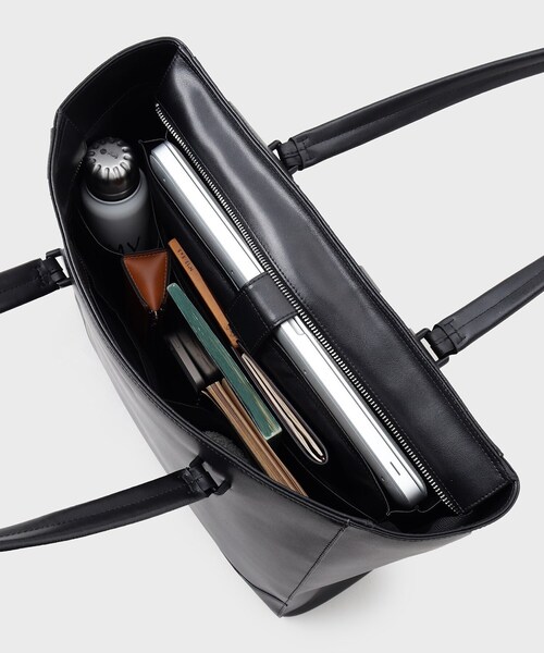 トートバッグ Refined Leather トートバッグ/ビジネス/A4収納可/ONOFF兼用 メンズ レディースの画像
