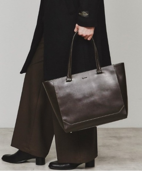 バッグ TAKEO KIKUCHI Synthetic Leather Tote Bag tk.TAKEO KIKUCHI（ティーケータケオキクチ） トートバッグ Refined