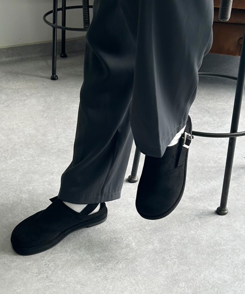 cepo（セポ） サンダル フェイクスウェードサボサンダル レディース