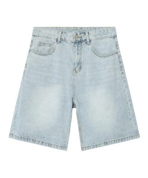「Ressaca」 デニムハーフパンツ X-LARGE ライトインディゴブルー メンズ_画像9