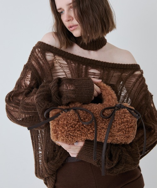SORIN（ソリン） ボストンバッグ Synthetic Fur Mini Boston