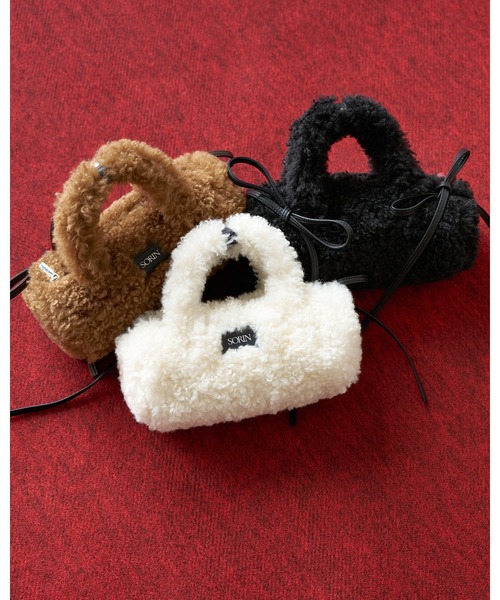 SORIN（ソリン） ボストンバッグ Synthetic Fur Mini Boston