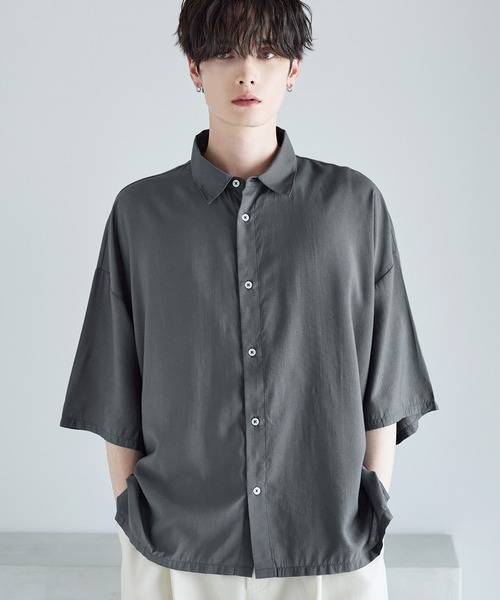 「ASTRONOMY」 半袖シャツ S ブラック メンズ_画像3