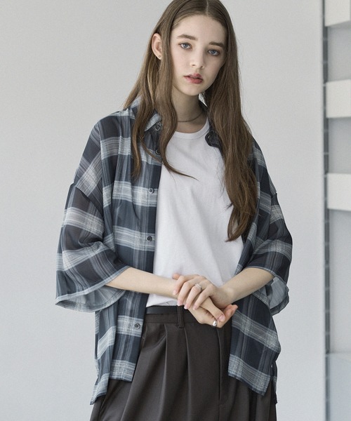 「ASTRONOMY」 半袖シャツ S ブラック メンズ_画像6