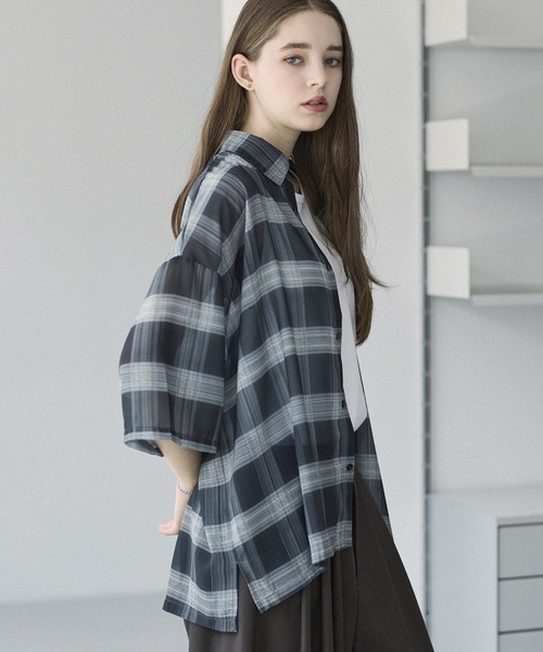 「ASTRONOMY」 半袖シャツ S ブラック メンズ_画像7