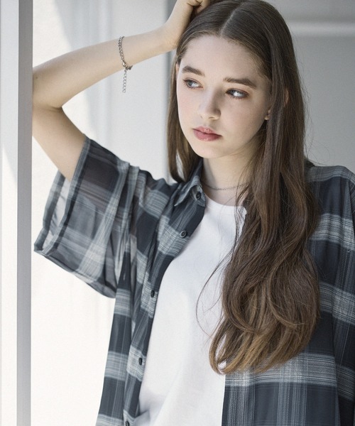 「ASTRONOMY」 半袖シャツ S ブラック メンズ_画像9