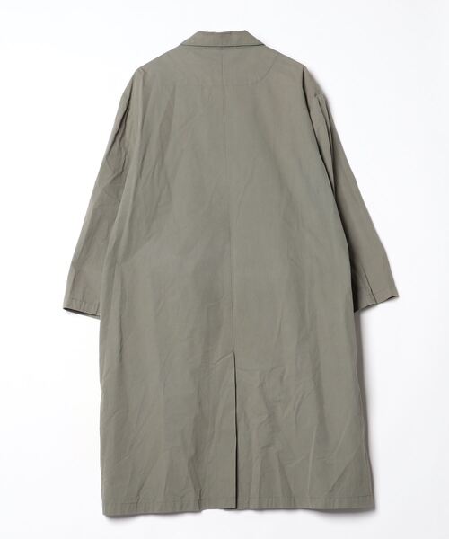 「folka」 ステンカラーコート M セージグリーン レディース_画像2