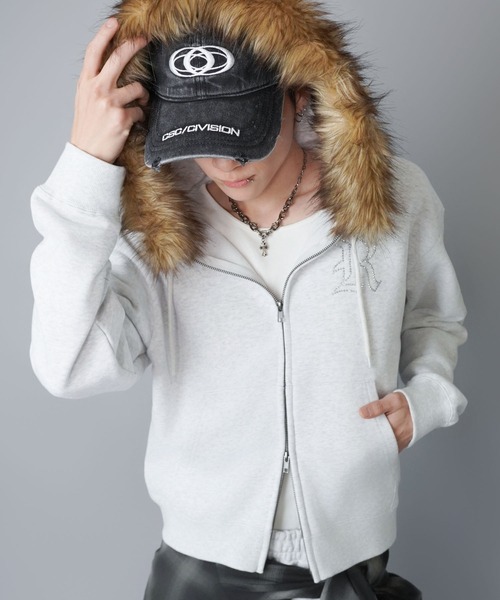 SPINNS（スピンズ） パーカー 「セットアップ可能」2WAY短丈ダブル