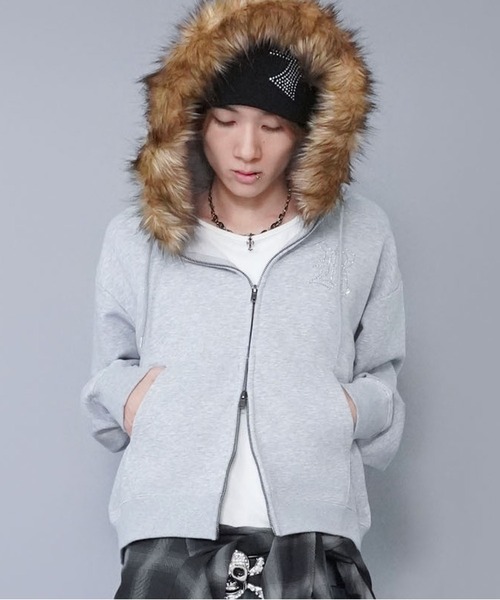 SPINNS（スピンズ） パーカー 「セットアップ可能」2WAY短丈ダブル