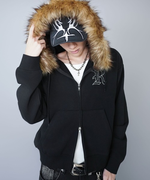 SPINNS（スピンズ） パーカー 「セットアップ可能」2WAY短丈ダブル