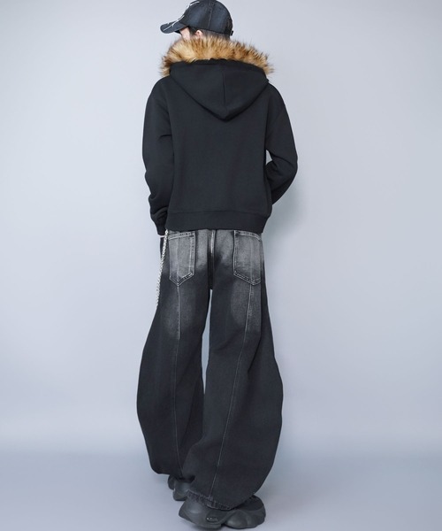 SPINNS（スピンズ） パーカー 「セットアップ可能」2WAY短丈ダブル