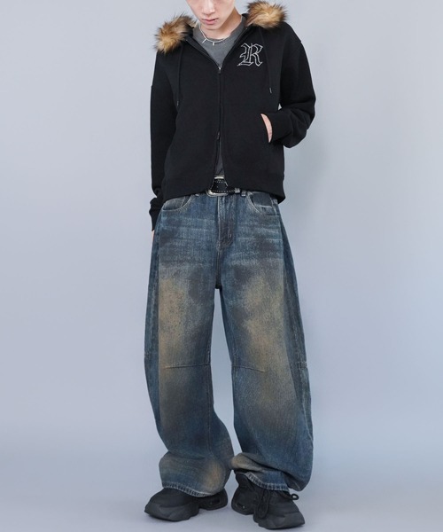 SPINNS（スピンズ） パーカー 「セットアップ可能」2WAY短丈ダブル