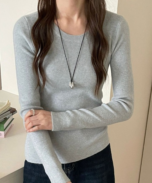 DAY CLOSET ニット セーター ジャストサイズできれいめシルエット