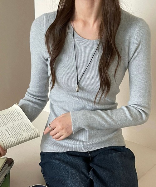 DAY CLOSET ニット セーター ジャストサイズできれいめシルエット