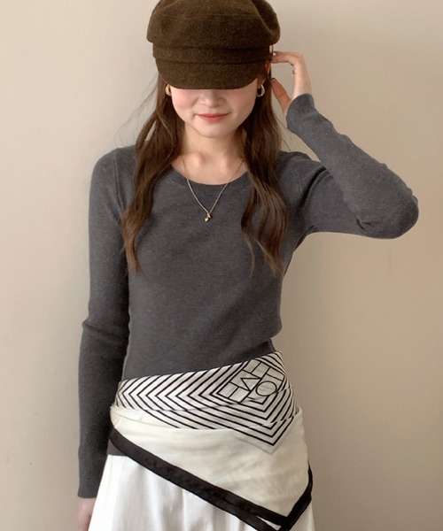 DAY CLOSET ニット セーター ジャストサイズできれいめシルエット