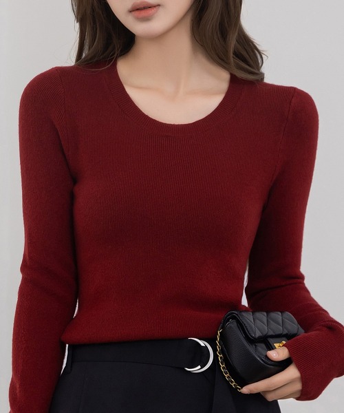DAY CLOSET ニット セーター ジャストサイズできれいめシルエット