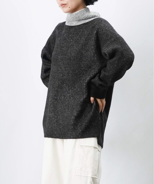 Lija ブラック ハイネック LADY LUCK LUCA（レディラックルカ） ニット セーター LC/LLL プレー