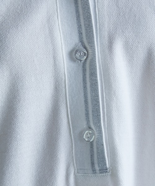 「GEVS.」 「SMILELAND」半袖ワンピース LL オフホワイト レディース_画像4