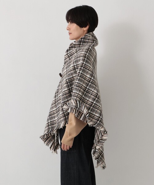 Afternoon Tea（アフタヌーンティー） ポンチョ チェックポンチョ