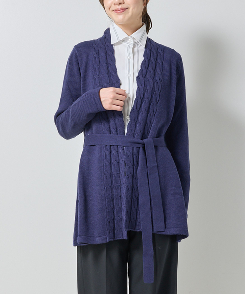 NARACAMICIE（ナラカミーチェ） カーディガン 「NARACAMICIE」ケーブル