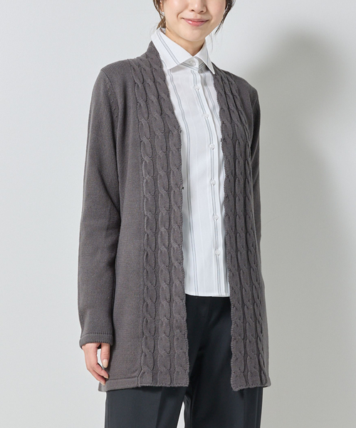 NARACAMICIE（ナラカミーチェ） カーディガン 「NARACAMICIE」ケーブル