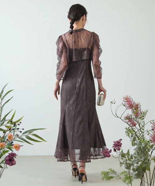 「Kana」 コンビワンピース S チャコールグレー レディース_画像3