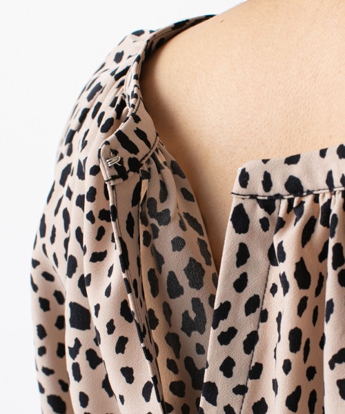 「mystic」 長袖ワンピース FREE ベージュ レディース_画像3