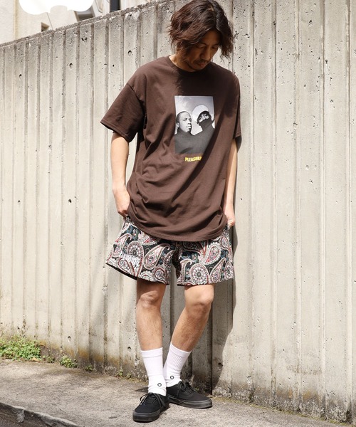 「PLEASURES」 ショートパンツ X-LARGE ブラック メンズの画像