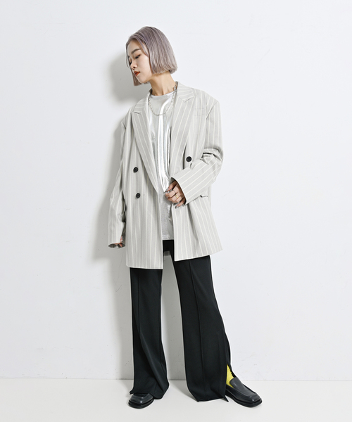 「CITYSHOP」 半袖Tシャツ FREE シルバー レディース_画像7