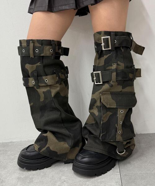 WEGO（ウィゴー） レッグウォーマー WEGO/迷彩柄レッグカバー