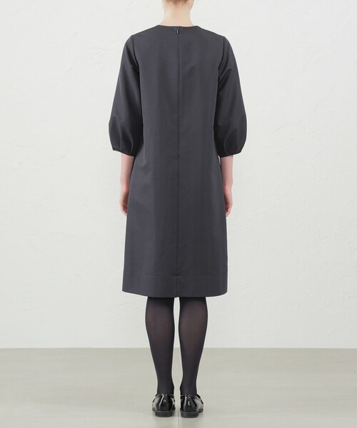 未使用 MACKINTOSH PHILOSOPHY マッキントッシュフィロソフィー 長袖 ニット切替 ワンピース 38 ネイビー レディース MACKINTOSH PHILOSOPHY（マッキントッシュフィロソフィー） 7分袖