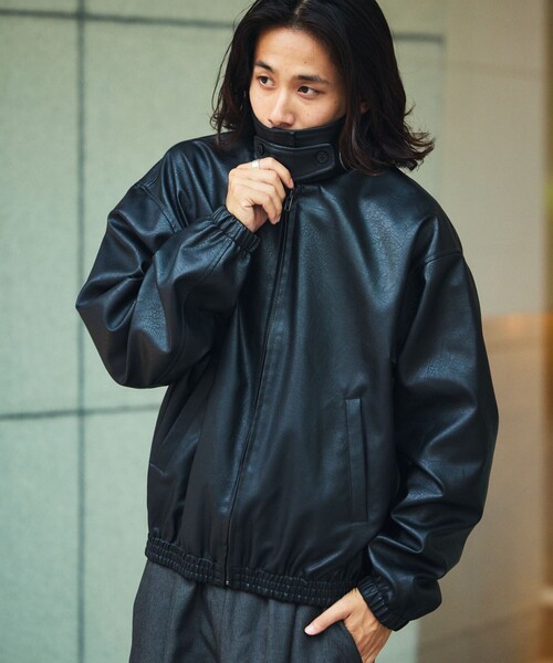 新品　FREAK'S STORE リバーシブルスタンドカラーブルゾン　ブラック FREAK'S STORE OUTDOORS/FREAK'S STORE OUTDOORS リバーシブル