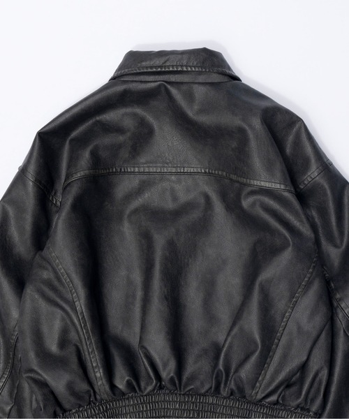 「MAISON SPECIAL」 ブルゾン FREE ダークブラック レディース_画像6