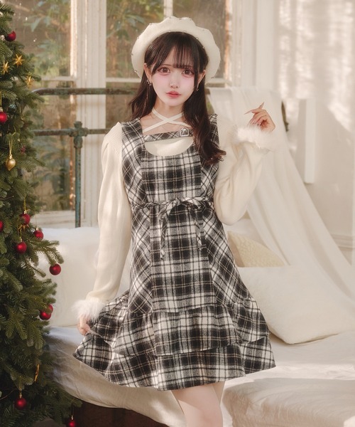 Pal elfy ワンピース 裾ティアードキャミワンピース : ZOZOTOWN Yahoo