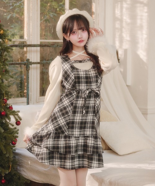 Pal elfy ワンピース 裾ティアードキャミワンピース : ZOZOTOWN Yahoo