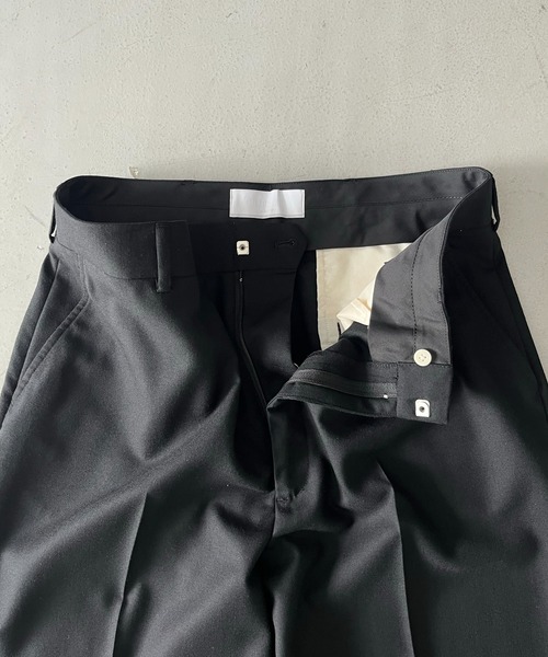 ワイドパンツ スラックス 「EXCLUSIVE」NEONSIGN Anatomic straight slacks メンズの画像