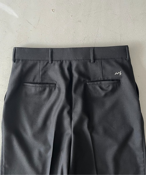 ワイドパンツ スラックス 「EXCLUSIVE」NEONSIGN Anatomic straight slacks メンズの画像