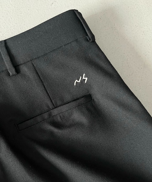 ワイドパンツ スラックス 「EXCLUSIVE」NEONSIGN Anatomic straight slacks メンズの画像